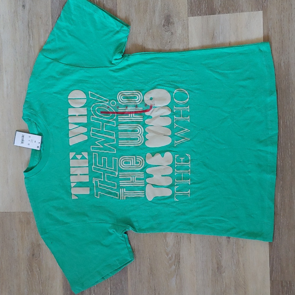 NWT The Who Women's Graphic T-Shirt Green Size XS